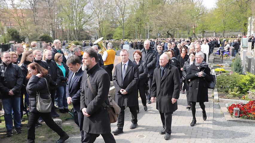 Unter den Trauergästen befanden sich auch Vertreter aus den Forchheimer Partnerstädten.