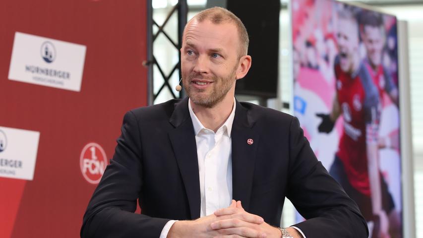 Niels Rossow, Kaufmännischer Vorstand des 1. FC Nürnberg, kann neben Sport auch Glamour.