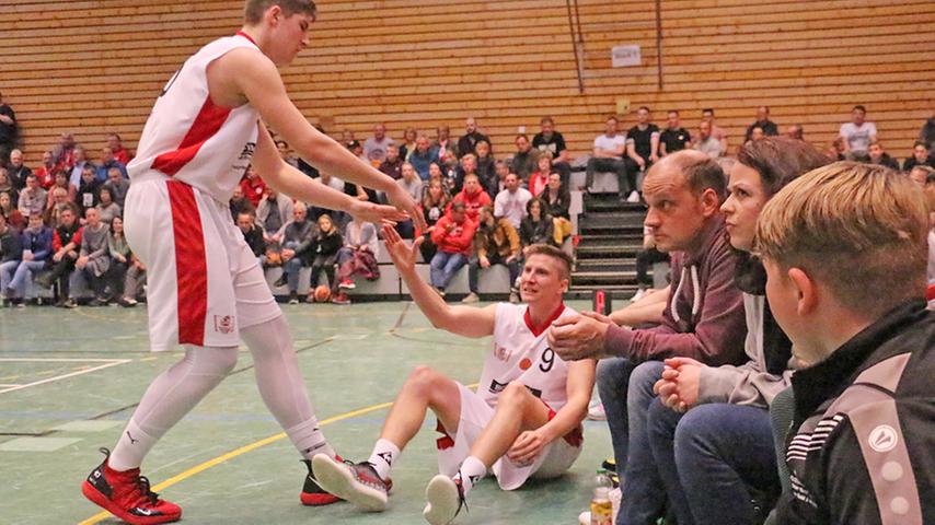 Treuchtlinger Baskets verloren gegen Jena, feierten aber trotzdem