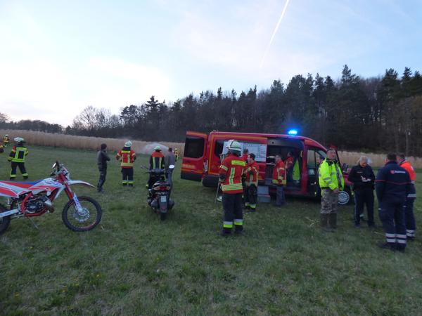 Moschendorf: Feuerwehr und Bauern verhindern Flammeninferno