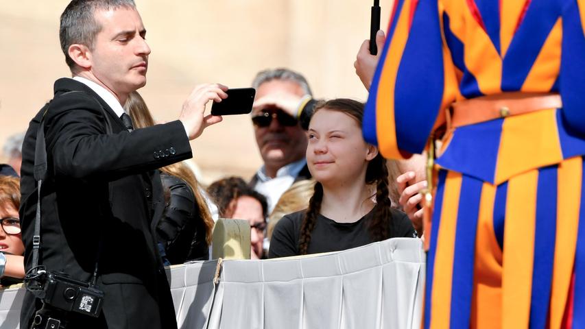 Gespräch im Vatikan: Greta Thunberg trifft Papst bei Audienz