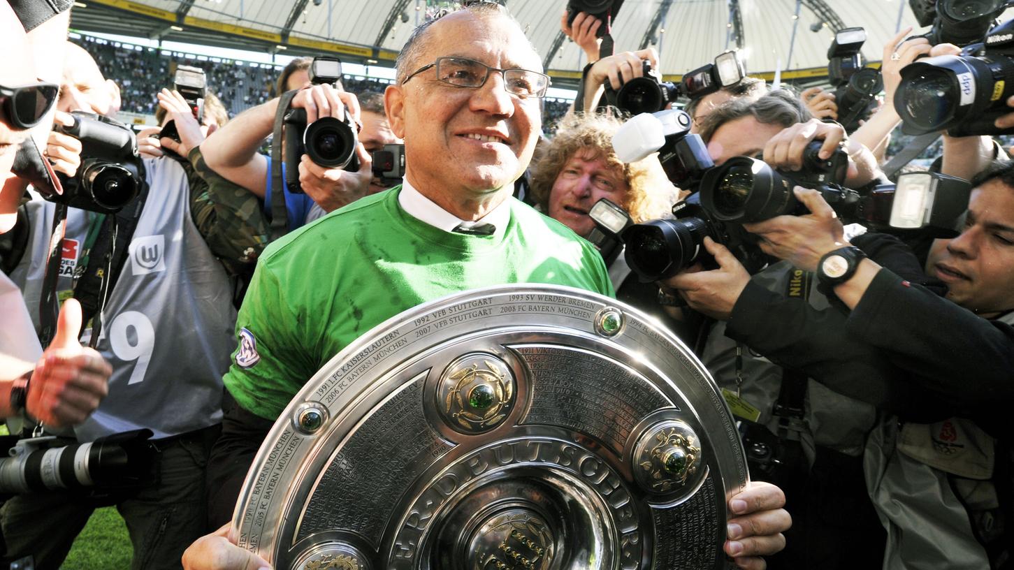 Deutscher Meister 2009 mit dem VfL Wolfsburg - einer der zahlreichen Erfolge Felix Magaths.