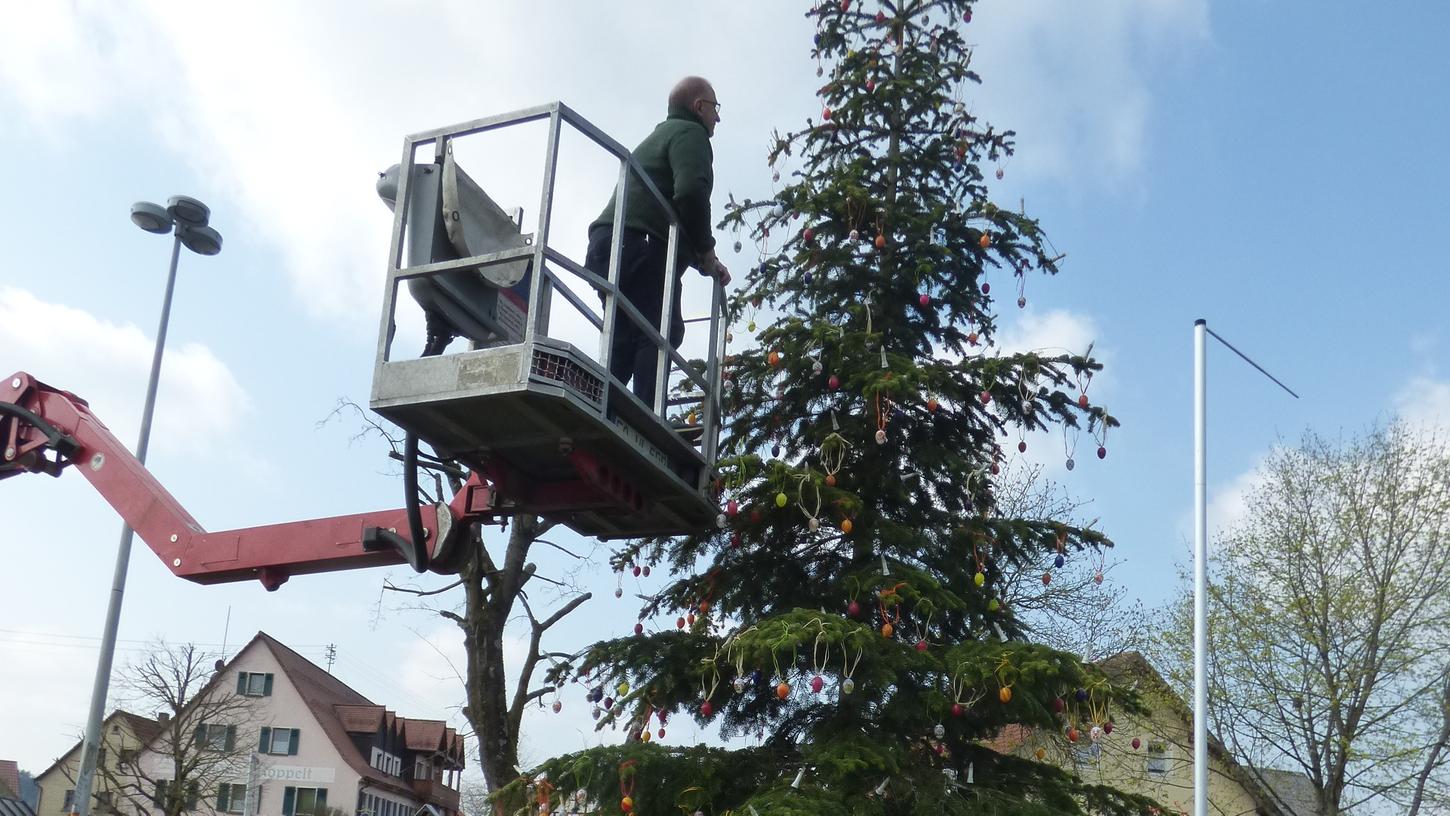 Morschreuth: Kein Brunnen, aber einen Osterbaum