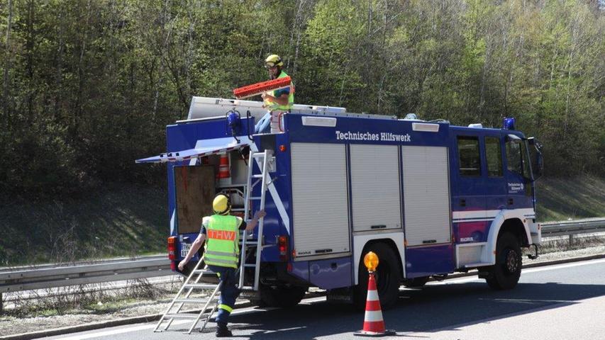 Schwerer Unfall an Karfreitag: A6 bei Ansbach war gesperrt