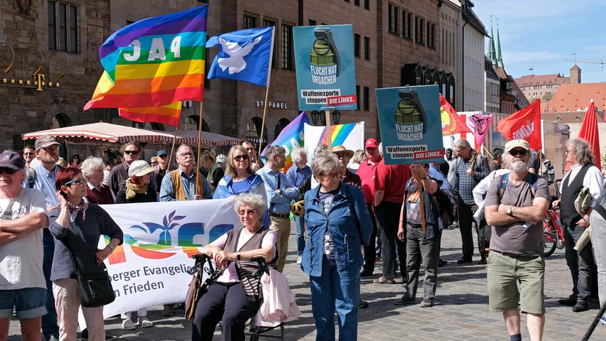 Ostermarsch in der Noris: Nürnberger gehen für Frieden auf die Straße
