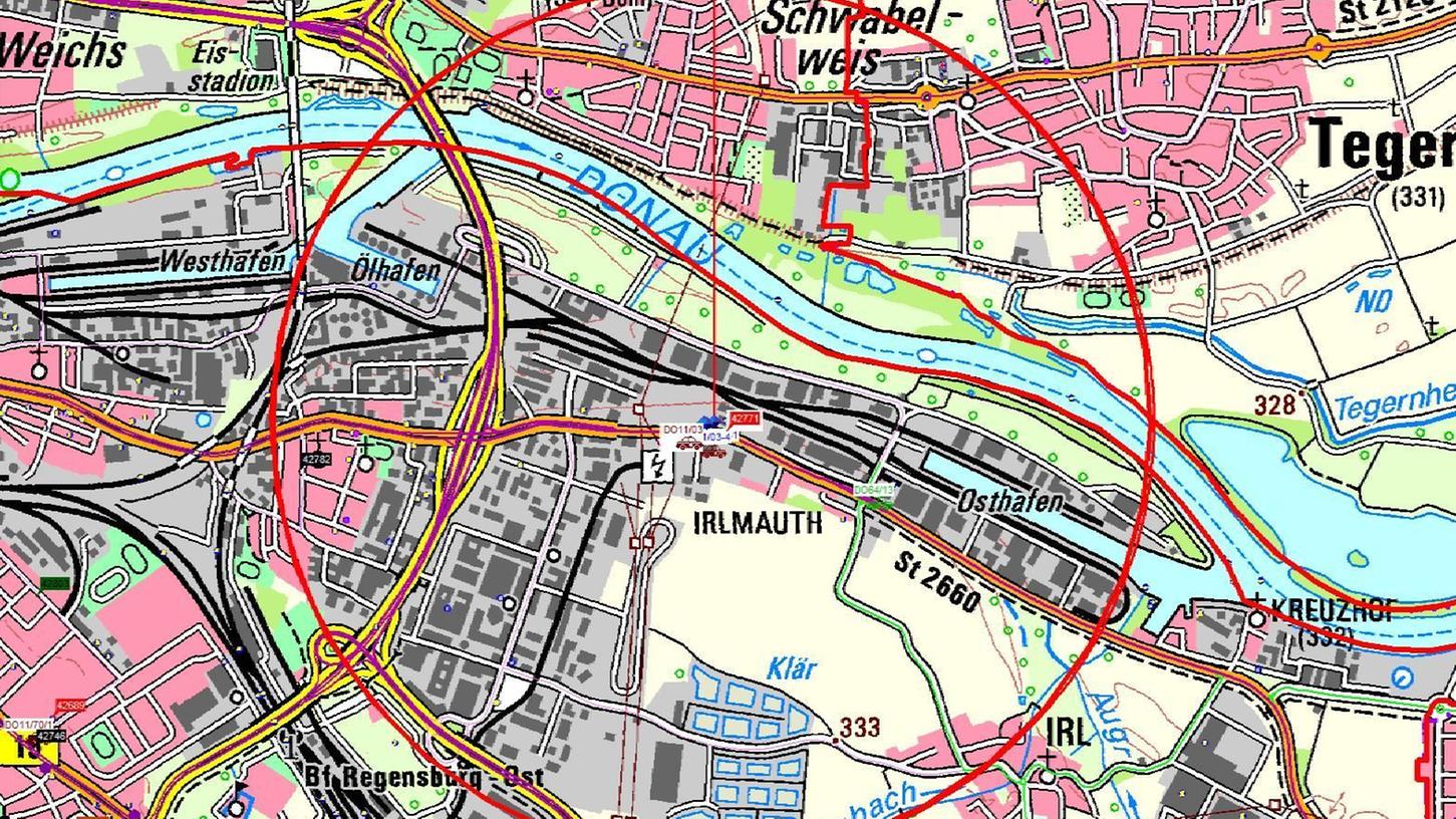 Fliegerbombe in Regensburg wurde kontrolliert gesprengt