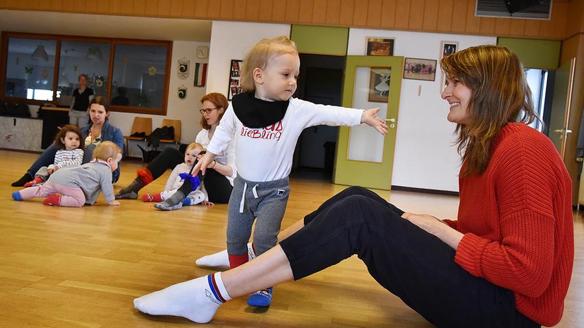 Spaß für Wickelkinder: Nappydancers beim TTC Erlangen