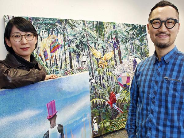 Blaue Nacht: Künstler aus Korea entwerfen Burgprojektion