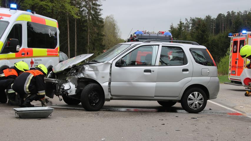 Schwerer Unfall auf der Staatsstraße bei Pleinfeld