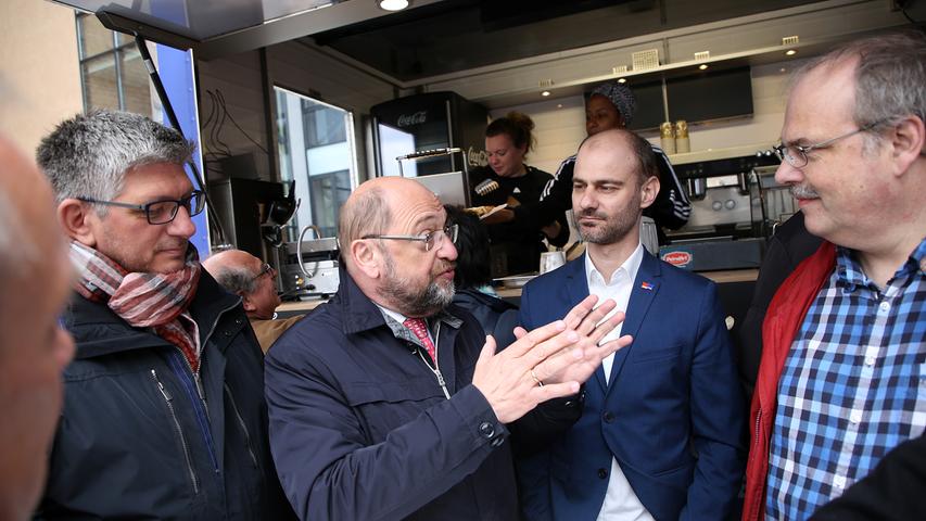 Mister Europa: Martin Schulz auf Wahlkampftour in Höchstadt