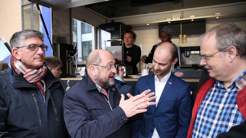 Mister Europa: Martin Schulz auf Wahlkampftour in Höchstadt