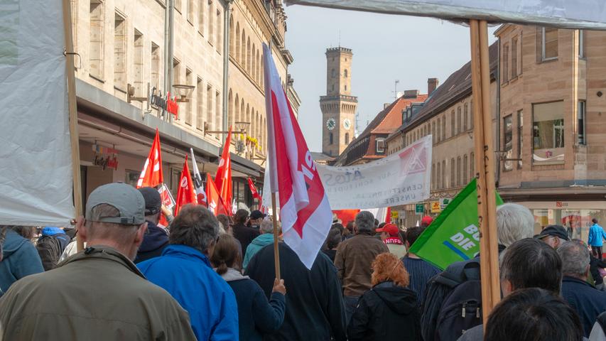 1.Mai-Kundgebung: Fürth demonstriert für faire Löhne in der EU