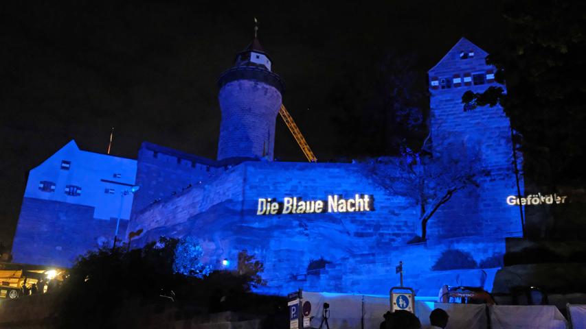 Nürnberg ganz bunt: So lief die Generalprobe zur Blauen Nacht