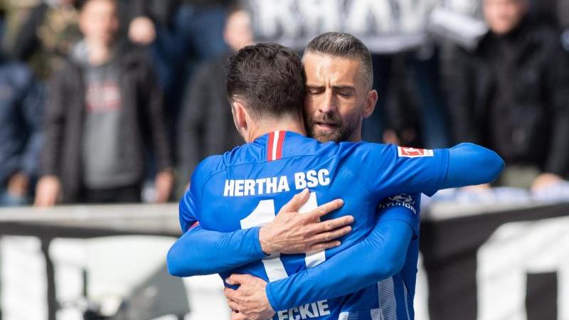 Der Club sagt Danke! Vedad Ibisevic hatte maßgeblichen Anteil am Sieg der Hertha.