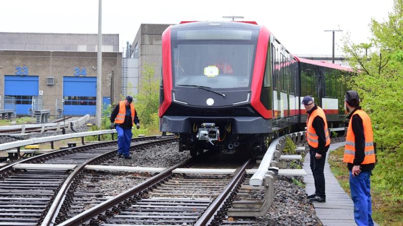 Vom Typ G1: Erste neue U-Bahn in Nürnberg eingetroffen