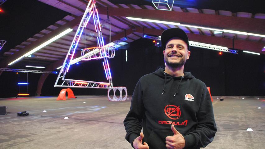 Der Kopf hinter der Arena: Mustafa "Musti" Baykal will das Drone Racing in Schwabach etablieren.