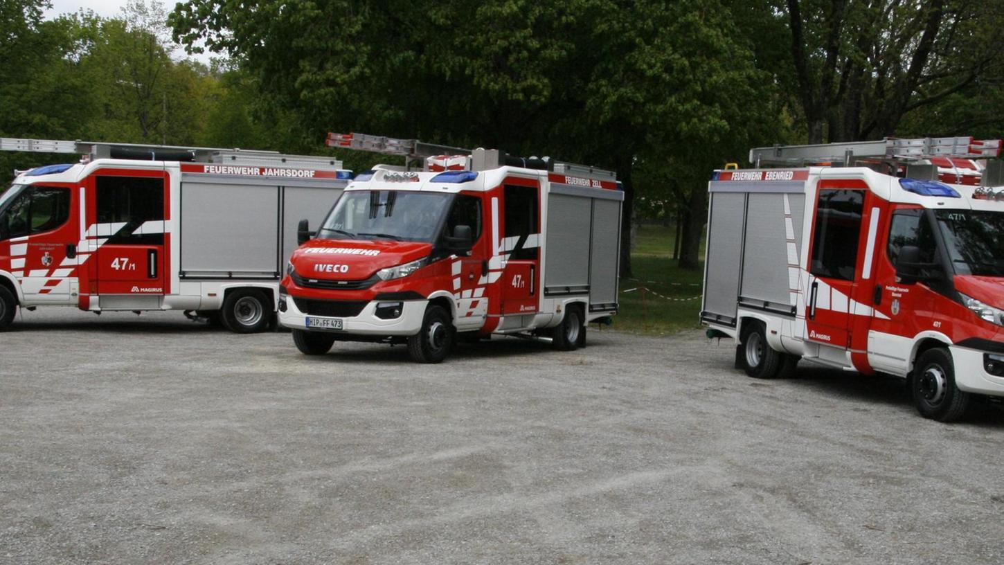 Neue Feuerwehrautos für drei Ortsteile auf einmal