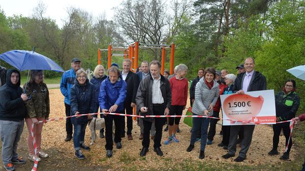 Vielfältige Möglichkeiten, Kraft und Ausdauer zu trainieren, bietet der Bewegungspark an der Eisenstraße.