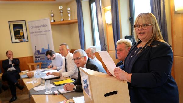 Hebendanz ist auch Stadträtin und die einzige Frau an der Spitze eines Forchheimer CSU-Ortsverbandes.