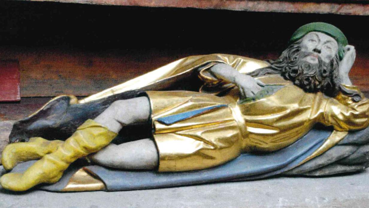 Die Heiligenfigur des Alexius wurde aus einer Heilsbronner Kirche gestohlen.
