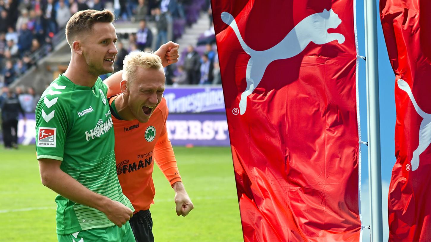 Die Raubkatze wird künftig auf dem Trikot der SpVgg Greuther Fürth prangen.