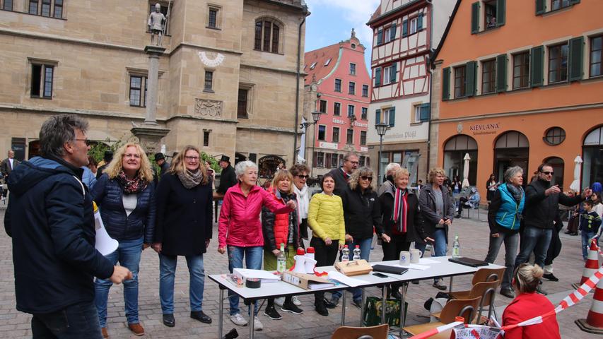 Der Lebkuchenmann auf dem Weißenburger Marktplatz