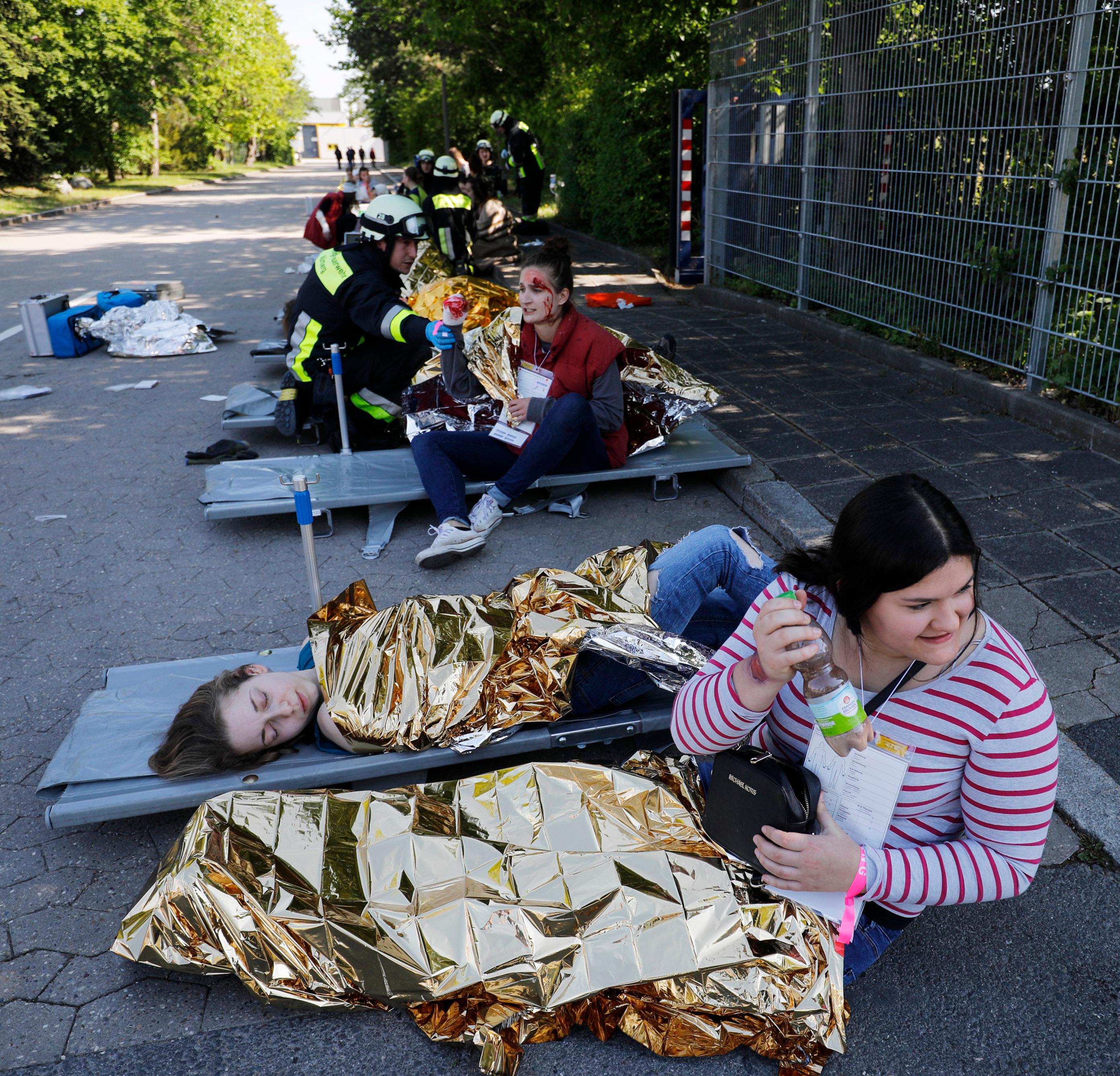Kathastrophenschutz-Übung
