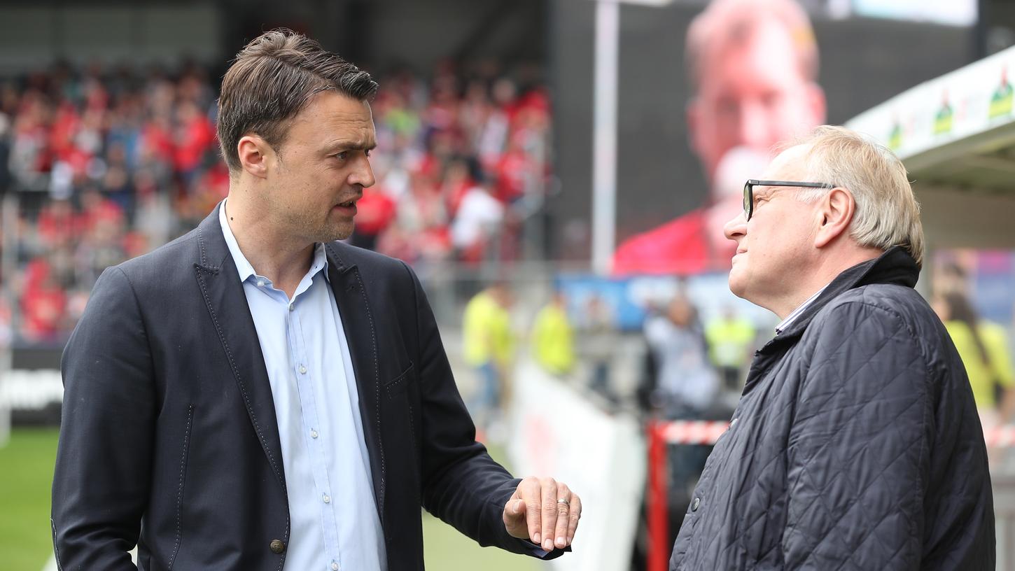 Wie stellt sich Robert Palikuca (li.) die sportliche Führung des 1. FC Nürnberg vor? Schon bald könnte es darüber Klarheit geben.