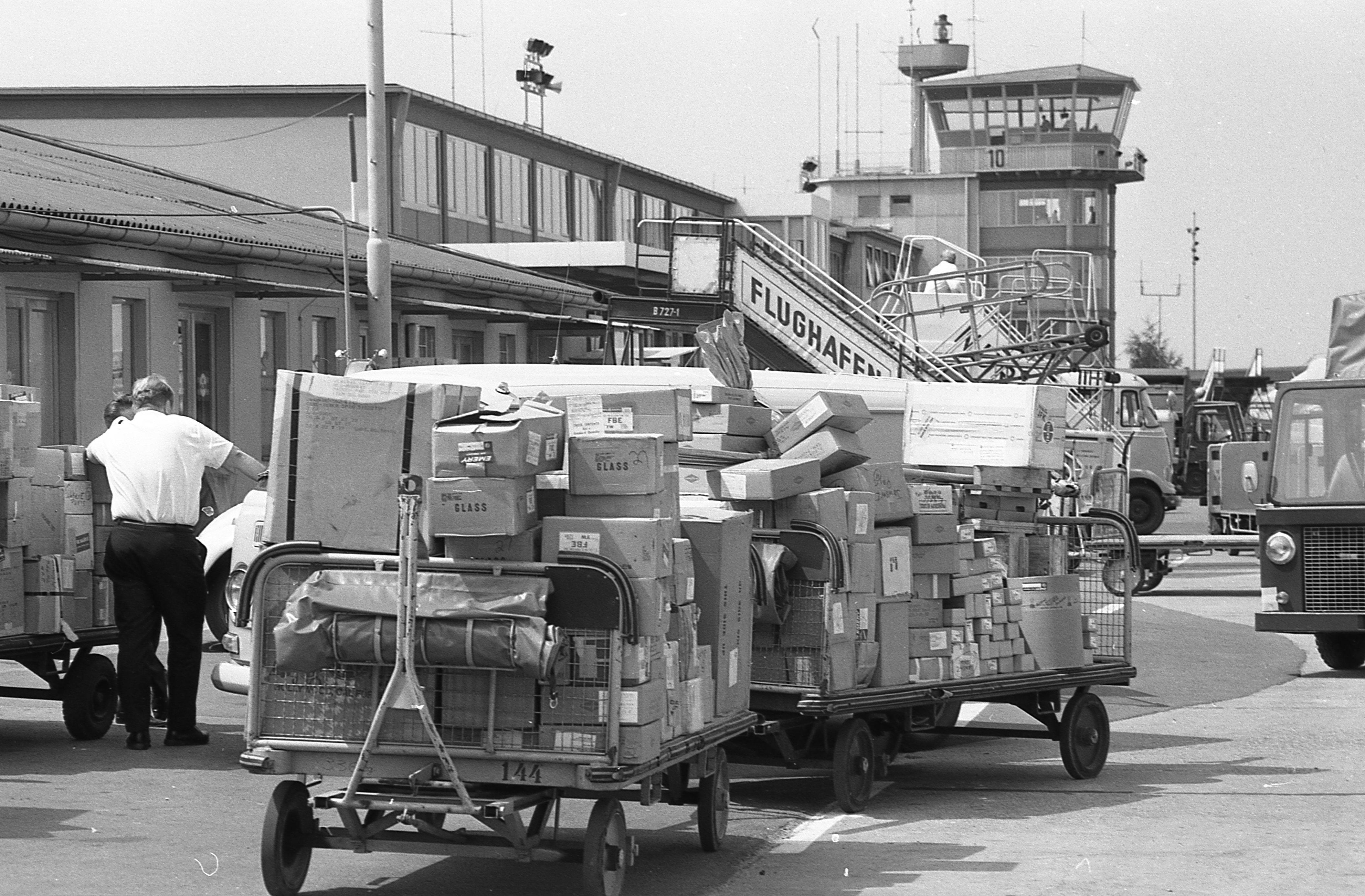 Auch die Luftfracht konnte problemlos abtransportiert werden.