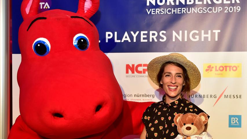 Plüschbären und Players Night: Die Tennisprominenz in Nürnberg