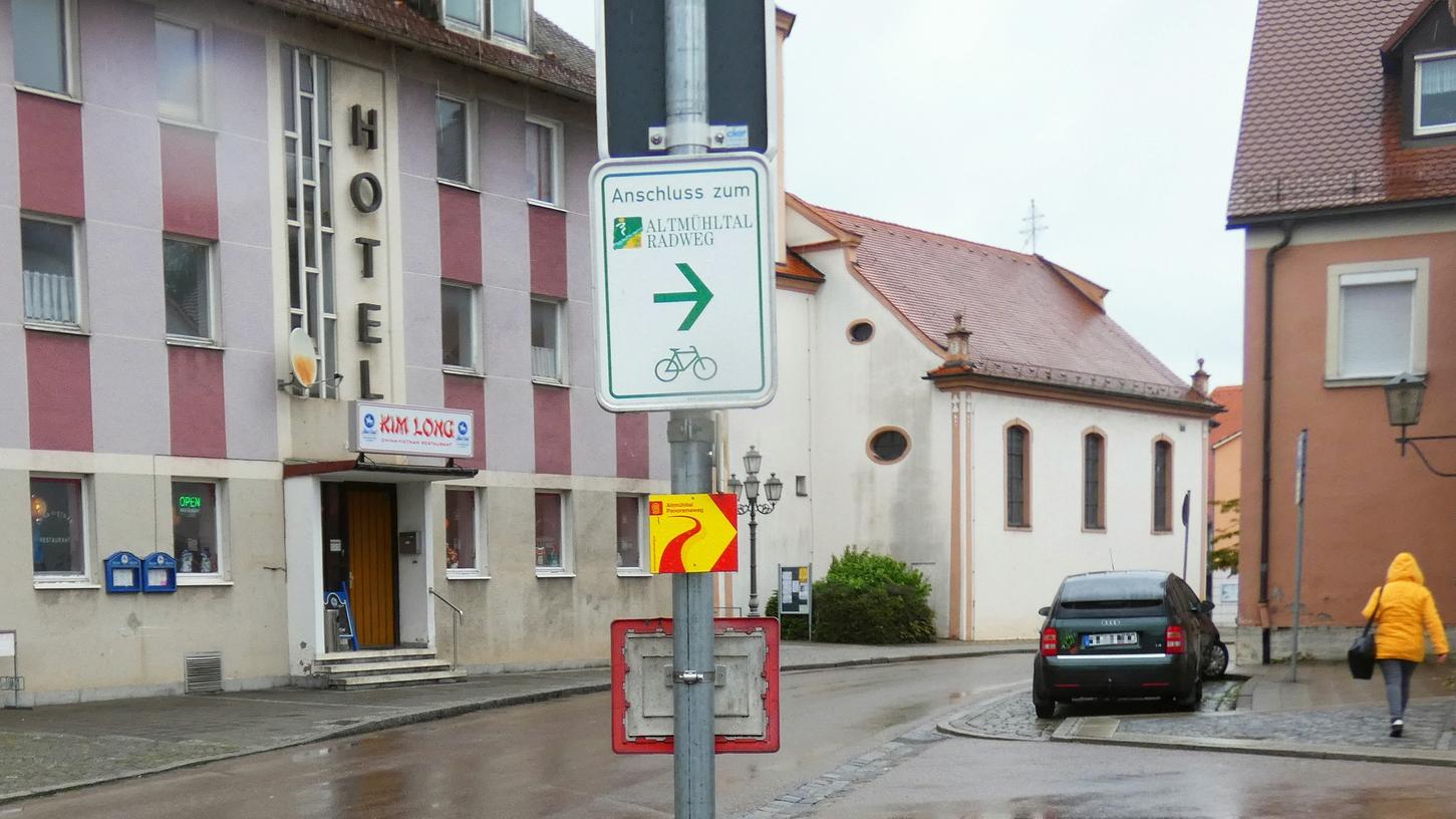 Altmühltal-Radweg: Irrwege durch Treuchtlingen?