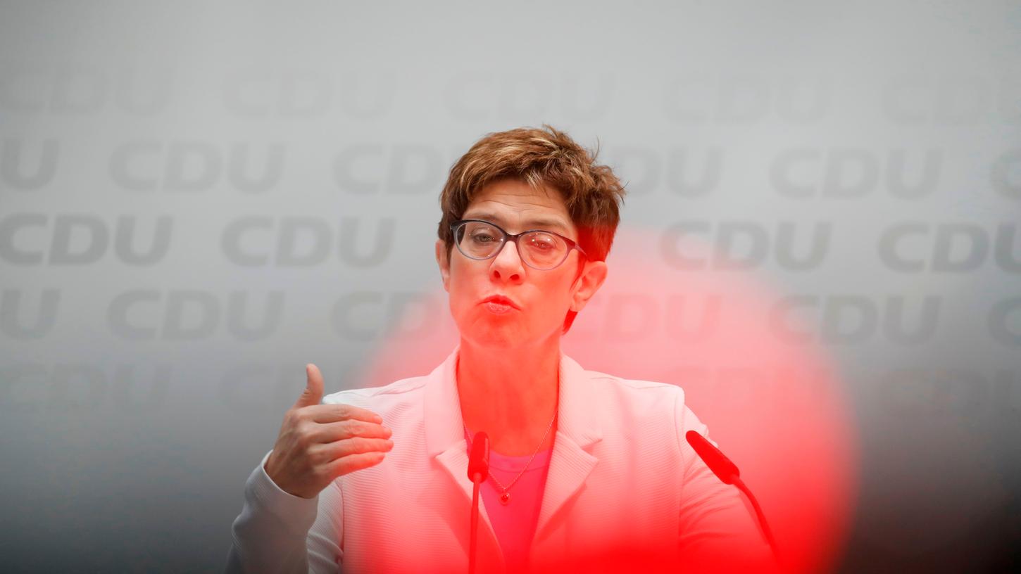 Eckt bei Youtubern mächtig an: CDU-Chefin Annegret Kramp-Karrenbauer.