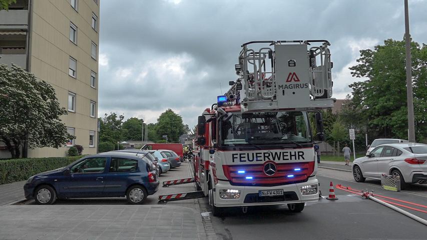Balkonbrand in Nürnberg