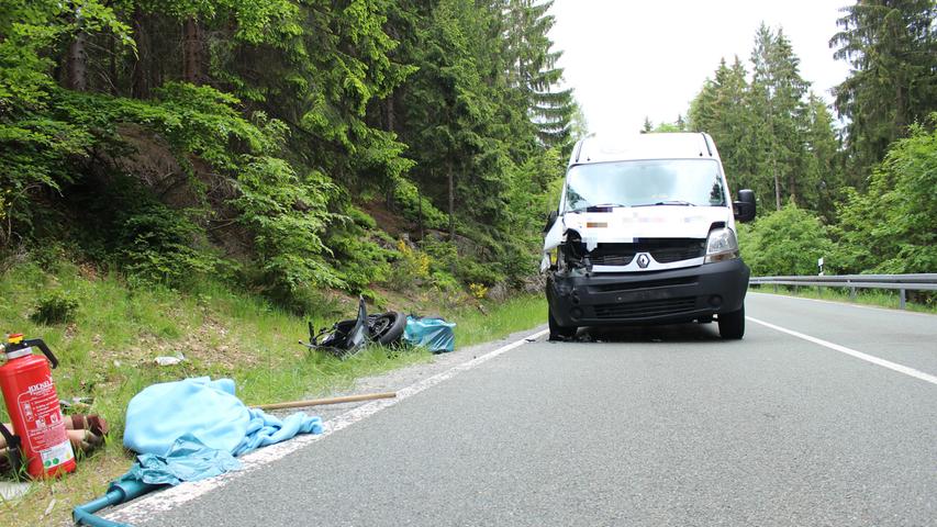 Motorrad-Unfall in Oberfranken: Biker erliegt Verletzungen