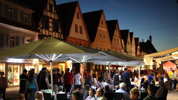 Heute mag sich in Forchheim keiner mehr die Fußgängerzone wegdenken. Durch Events wird immer wieder versucht, das Zentrum der Stadt zu beleben.