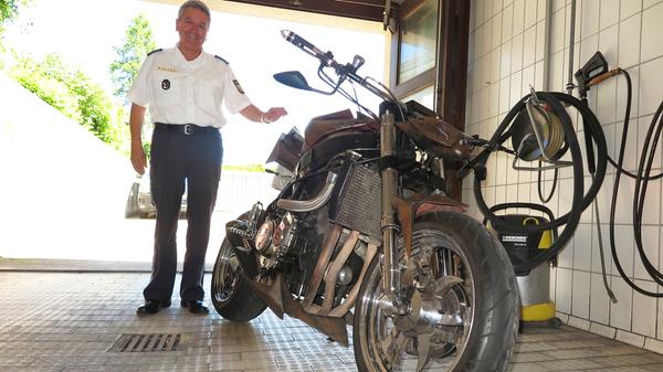 Ninja-Motorrad Polizei Treuchtlingen