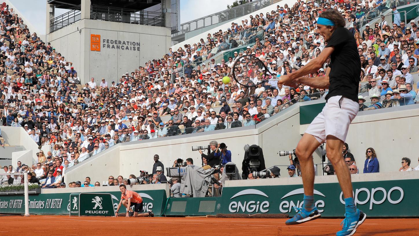Vertagt: Dauerregen stoppt Zverev und Djokovic in Paris