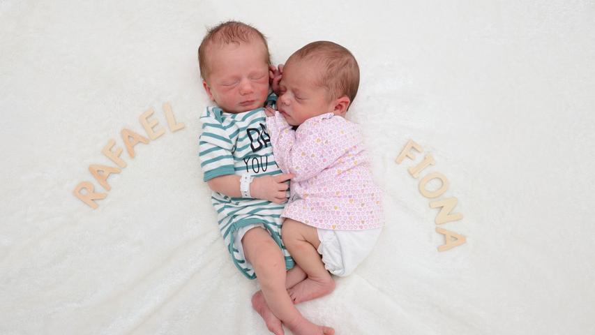 Rafael und Fiona wurden am 2. Juni im Klinikum Hallerwiese geboren. Das mit der Geschwisterliebe haben die beiden von Anfang an perfekt umgesetzt.