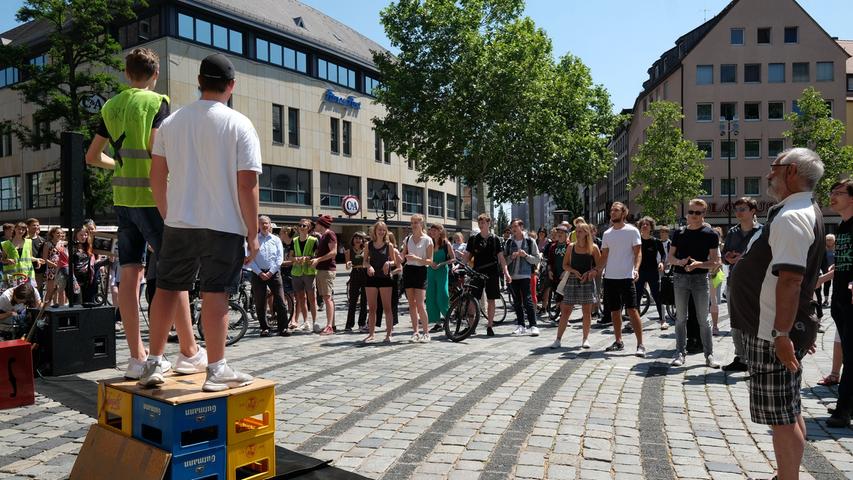 Fridays for Future: Schüler demonstrieren am Jakobsplatz