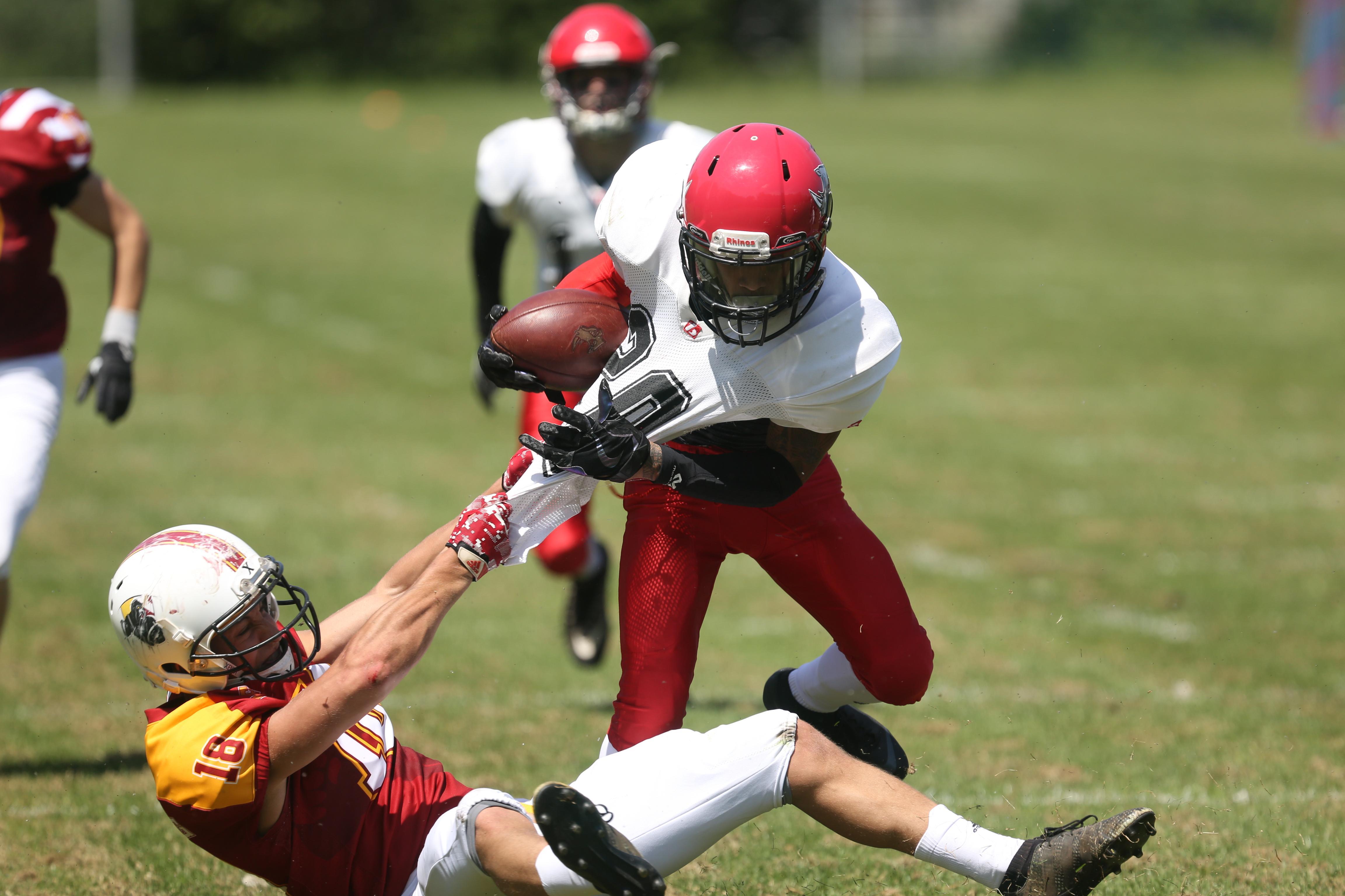 Silverbacks gegen Rhinos, Football, Nürnberg, Herzogenaurach, Aufbauliga