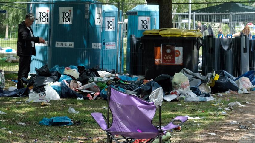 Chaos nach Rock im Park 2019: Areal versank unter Zelten, Pavillons und Säcken