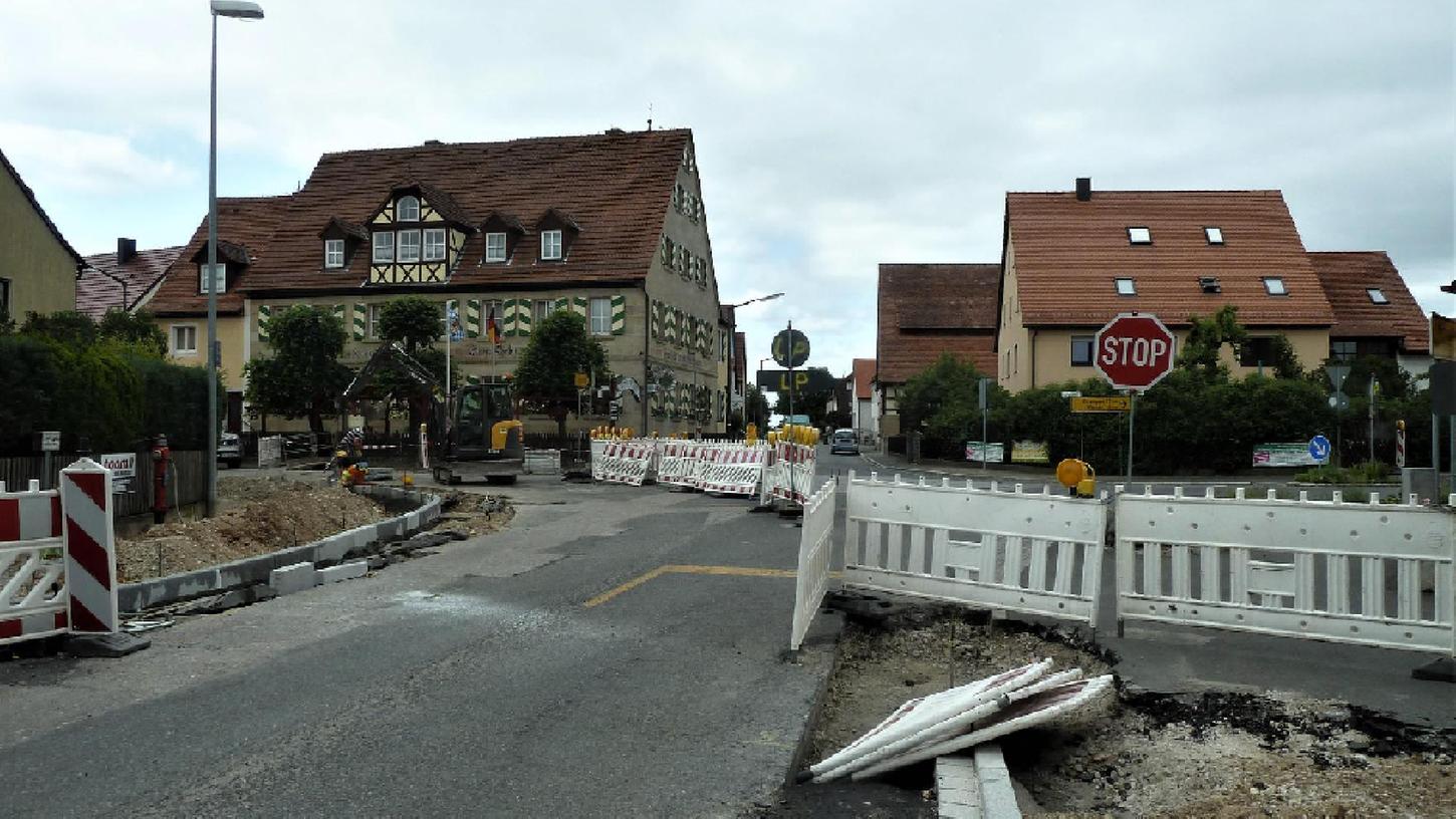 Straßen bleiben in Kalchreuth weiterhin dicht