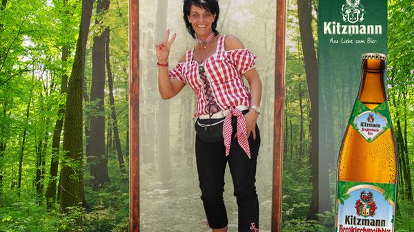 Mit selbstbewusster Pose gewann Silke Jürga ebenfalls 16 Uservotings für sich.
