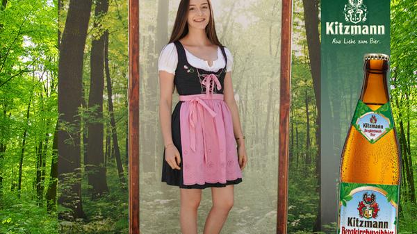 Die Stuttgarterin Marlene Megerle überzeugte in schwarz-rosa Tracht 17 User.