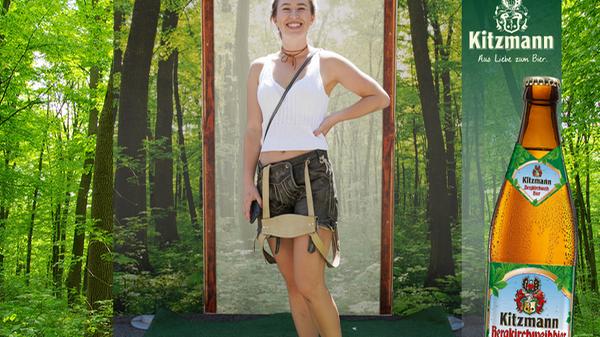 Mit viel guter Laune und sportlicher Lederhose posierte Olivia Richter und erhielt dafür 99 Stimmen.