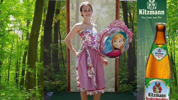Aus Norddeutschland ist Martina Wagner angereist, die mit Elsa-Luftballon 38 Stimmen holte.