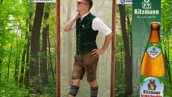 Platz 10 belegt Johannes Scholz, der mit seiner Tracht inklusive Wadenwärmer 61 Stimmen für sich sammeln konnte.