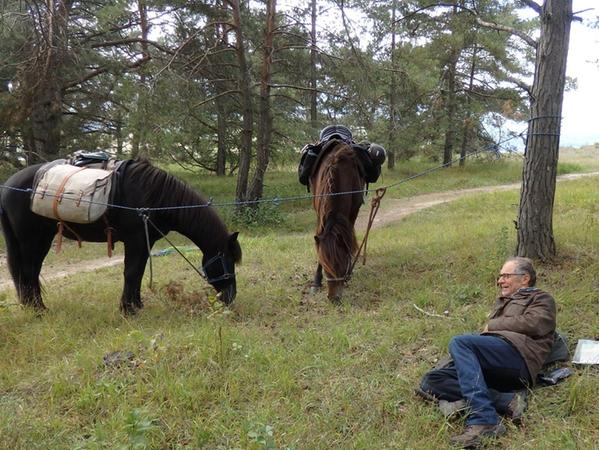 Zu Pferd die Enkel abgeholt: Neues Buch über ungewöhnliche Reise