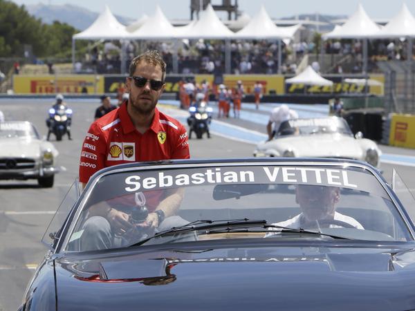 Frankreich: Sebastian Vettel kommt nicht an Hamilton heran