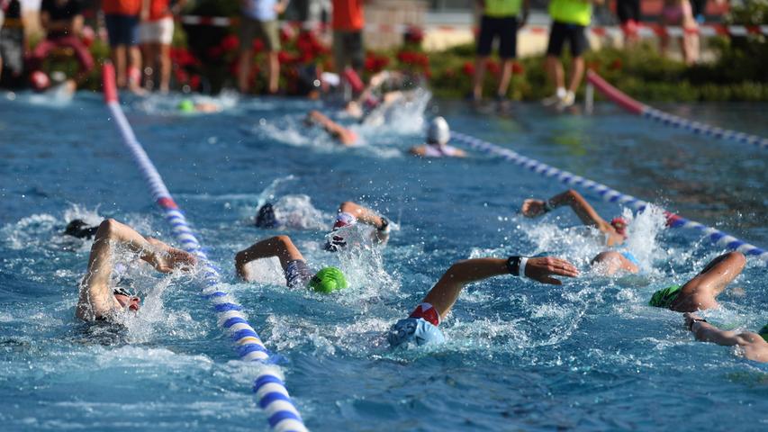 Schwimmen, Radeln, Laufen: Volldampf beim Forchheimer Stadttriathlon 2019